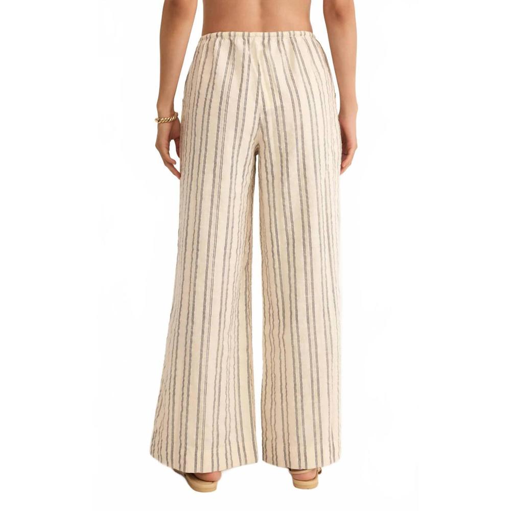 NEW Z SUPPLY soleil stripe pant in sea salt - Picture 3 of 3